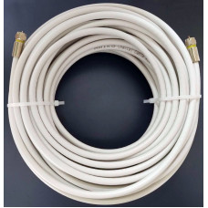 Cablu coaxial 20m gata mufat RG6 BC TRI CUPRU+2 Mufa F compresie