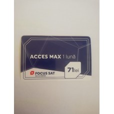 Cartela reincarcare Acces Max 1 Luna