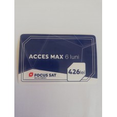 Cartela reincarcare Acces Max 6 Luni