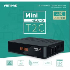 Receptor de Cablu sau Terestru Amiko Mini 4K UHD T2/C